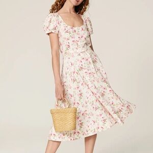 polo ralph lauren floral corset chiffon maxi dress POLO RALPH LAUREN Floral Corset Chiffon Maxidress